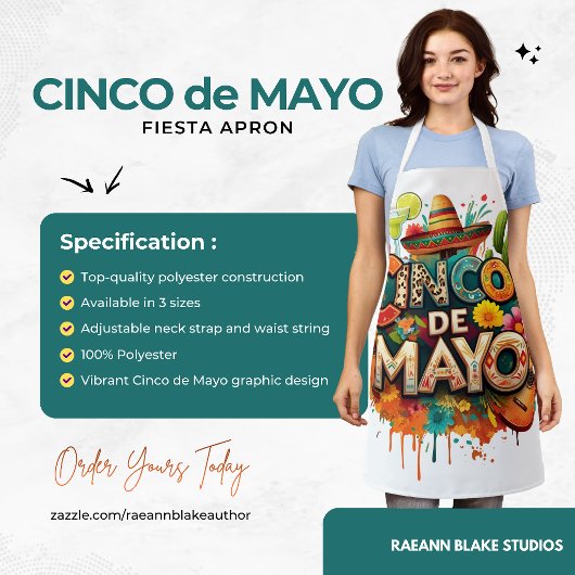 Cinco de Mayo Fiesta Apron Schürze