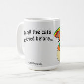 Cinco De Mayo Fiesta Cartoon Mustache Cat Funny Kaffeetasse (Vorderseite Links)