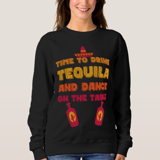Cinco de Mayo Fiesta Celebration  Mexican Food Par Sweatshirt (Vorderseite)