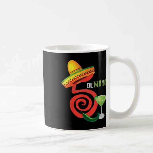 Cinco De Mayo Fiesta Design Camisa 5 De Mayo Viva Kaffeetasse (Rechts)