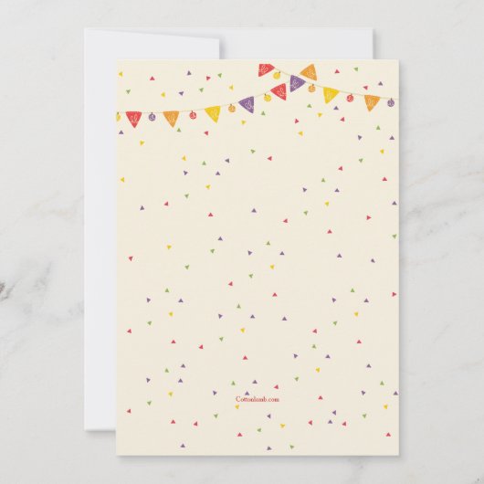 Cinco de Mayo Fiesta Einladung (Rückseite)