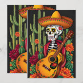 Cinco de Mayo Fiesta Einladung (Vorne/Hinten)