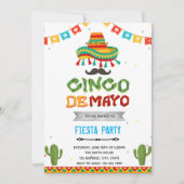 Cinco de mayo fiesta einladung (Vorderseite)
