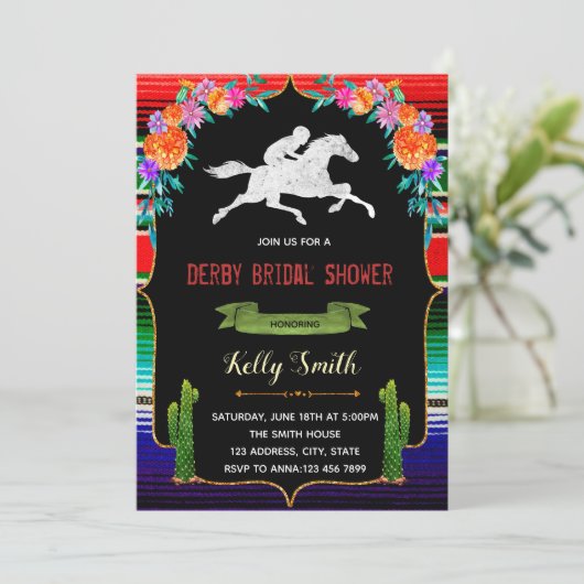 Cinco de mayo fiesta einladung (Stehend Vorderseite)