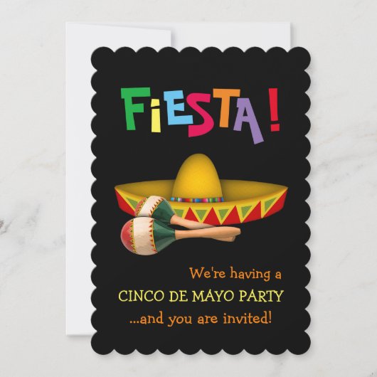 Cinco de Mayo Fiesta Einladung (Vorderseite)