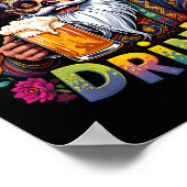 Cinco De Mayo Fiesta Funny Mexican Cinco De Drinko Poster (Ecke)