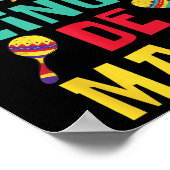 Cinco De Mayo Fiesta Funny Mexican Party Celebrati Poster (Ecke)