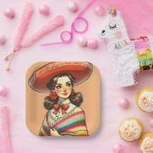Cinco de Mayo Fiesta Gastgeschenk Pappteller (Party)