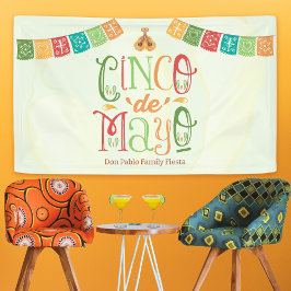 Cinco de Mayo Fiesta Herzlich Willkommen Banner