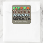 Cinco de Mayo Fiesta Instruktionen Stickers (Tasche)