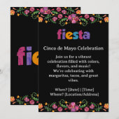 Cinco de Mayo Fiesta Invitation Einladung (Vorne/Hinten)