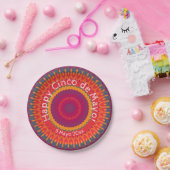 Cinco de Mayo Fiesta Kaleidoscope Pappteller (Party)