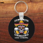 Cinco de Mayo Fiesta Liebe Leber wird heute Schlüsselanhänger (Vorderseite)