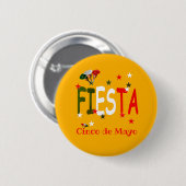 Cinco de mayo ,fiesta mexican button (Vorne & Hinten)