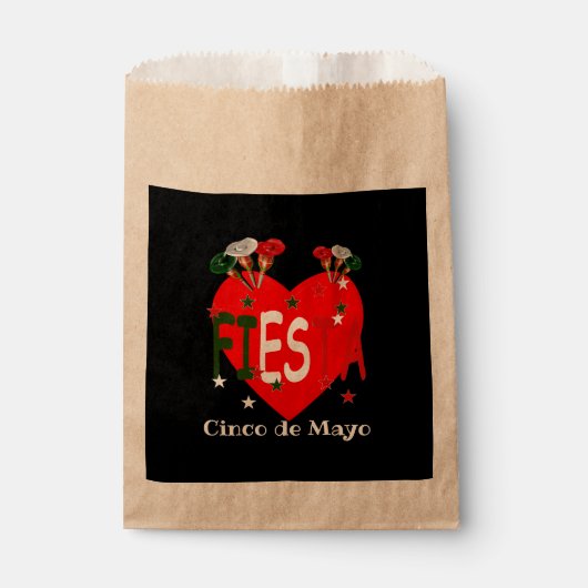 Cinco de mayo,fiesta mexican Gefälligkeitstasche Geschenktütchen (Vorderseite)