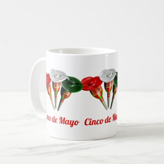 Cinco de mayo ,fiesta mexican kaffeetasse (Vorderseite Links)