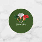 Cinco de mayo ,fiesta mexican konfetti (Klein Vorderseite)