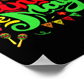 Cinco De Mayo Fiesta Mexikanisches Party 5 De Mayo Poster (Ecke)