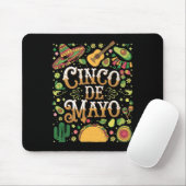 Cinco De Mayo Fiesta Niedliche Elemente des Party Mousepad (Mit Mouse)