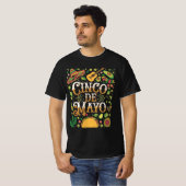 Cinco De Mayo Fiesta Niedliche Elemente des Party T-Shirt (Vorne ganz)