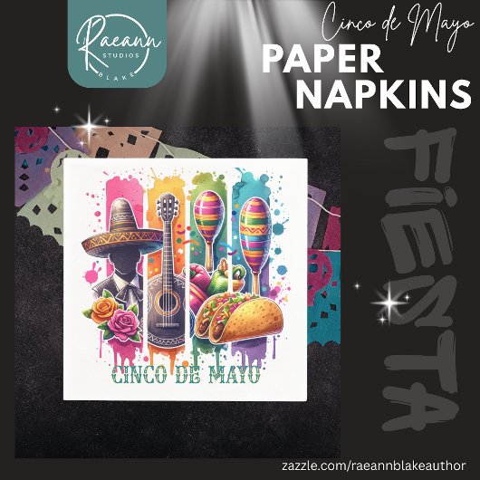 Cinco de Mayo Fiesta Paper Napkins Serviette