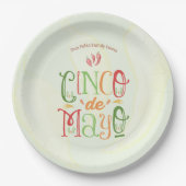 Cinco de Mayo Fiesta Pappteller (Vorderseite)