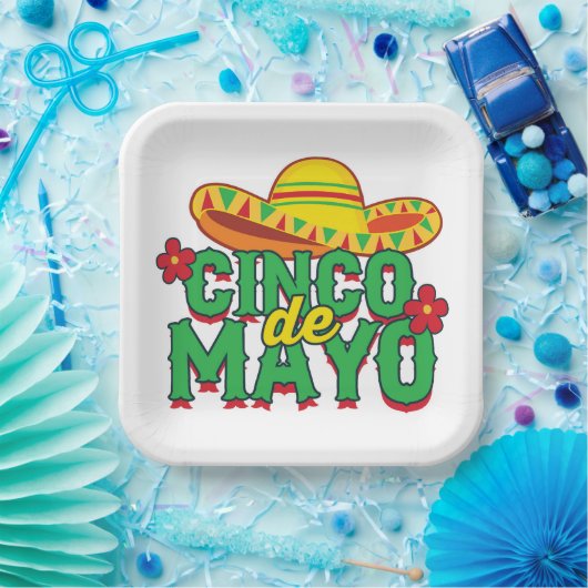 Cinco de Mayo Fiesta Pappteller (Party)
