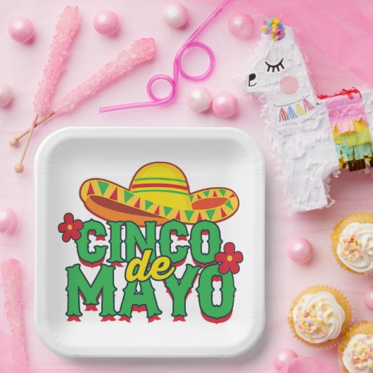 Cinco de Mayo Fiesta Pappteller (Party)