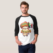 Cinco de Mayo Fiesta Raglan 3/4 Ärmel T-Shirt (Vorne ganz)