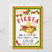 Cinco de Mayo Fiesta Salsa Einladung (Vorderseite)