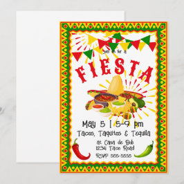 Cinco de Mayo Fiesta Salsa Einladung