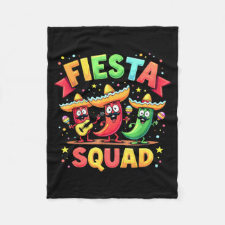 Cinco De Mayo Fiesta-Squad Chili Peppers Mexikanis Fleecedecke
