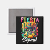 Cinco de Mayo Fiesta Squad Design Magnet (Vorderseite/Rückseite)