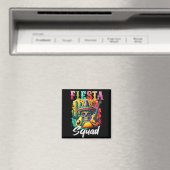 Cinco de Mayo Fiesta Squad Design Magnet (In Situ (Geschirrspüler))