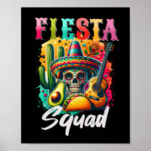 Cinco de Mayo Fiesta Squad Design Poster