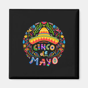 Cinco De Mayo Fiesta Squad Family Matching Men Wom Magnet