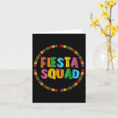 Cinco De Mayo Fiesta Squad Funny Let's Fiesta Mexi Karte (Gelbe Blume)