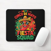 Cinco De Mayo Fiesta Squad Lustiges Mexikanisches Mousepad (Mit Mouse)