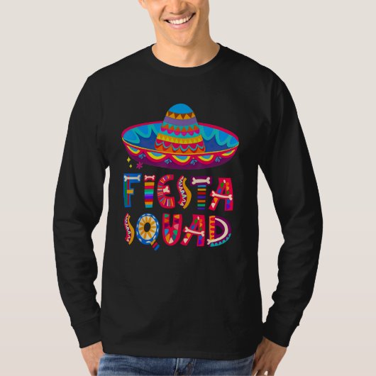 Cinco De Mayo Fiesta Squad Mexican Party Cinco De  T-Shirt (Vorderseite)