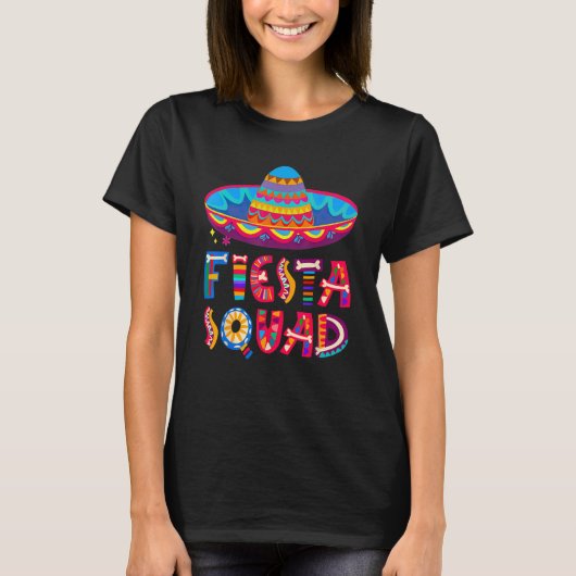 Cinco De Mayo Fiesta Squad Mexican Party Cinco De T-Shirt (Vorderseite)