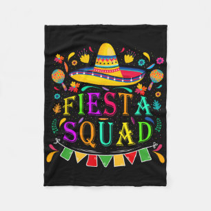 Cinco De Mayo Fiesta Squad Mexikanisches Party Cin Fleecedecke