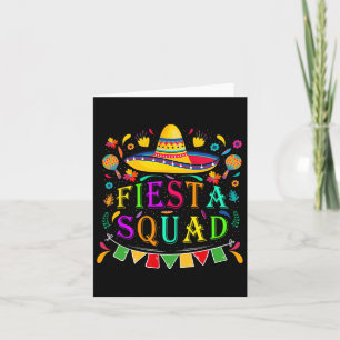Cinco De Mayo Fiesta Squad Mexikanisches Party Cin Karte