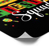 Cinco De Mayo Fiesta Squad Mexikanisches Party Cin Poster (Ecke)