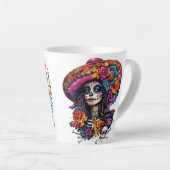 Cinco de Mayo Fiesta Squad Sugar Skull Latte Mug Milchtasse (Rechte Ecke)