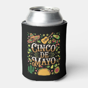 Cinco De Mayo Fiesta Süße Party-Elemente Dosenkühler