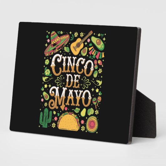 Cinco De Mayo Fiesta Süße Party-Elemente Fotoplatte (Seite)