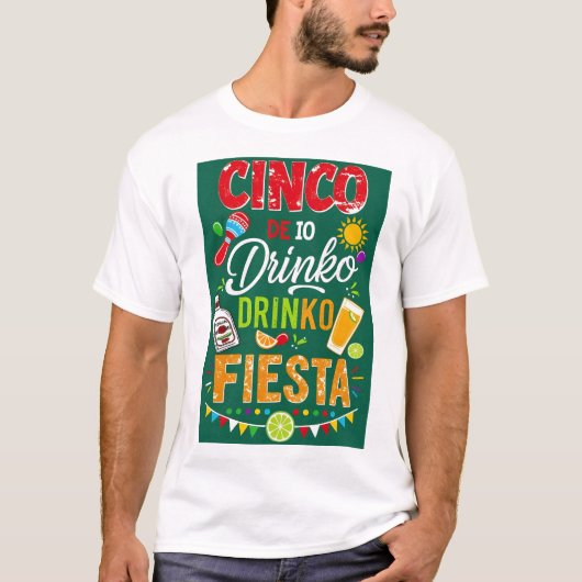 Cinco de Mayo fiesta T-Shirt (Vorderseite)