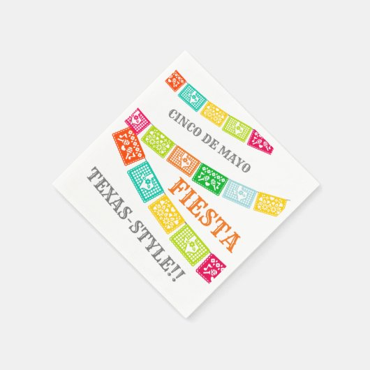Cinco de Mayo Fiesta Texas Serviette (Ecke)