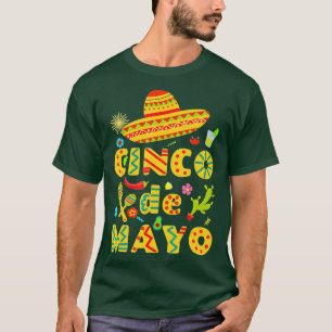 Cinco De Mayo Fiesta Überrascha Camisa 5 De Mayo V T-Shirt