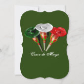 Cinco De Mayo, Fiestamexikaner Einladung (Vorderseite)
